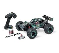 Carson 500404254 1:10 XS Offroad Fighter Cage 100% RTR Turquesa - Coche teledirigido, Buggy con radiocontrol, Incl. Pilas y Mando a Distancia, Buggy Todoterreno