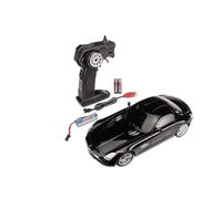Carson 500404310 Mercedes Benz SLS AMG 2.4G 100% RTR Negro - Coche Teledirigido, Iluminación LED, Vehículo RC 1:24, Juguete Teledirigido