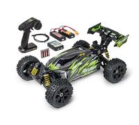 Carson 500409082 1:8 Akuma Buggy 4WD 100% RTR Verde - Coche teledirigido, Off-Road, vehículo RC, Coche RC 70 km/h, Buggy teledirigido