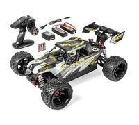 Carson 500409087 1:8 Virus Race 4.3 4S brushless 100% RTR Blanco - Buggy RC, Coche teledirigido Offroad, Vehículo RC 80 km/h