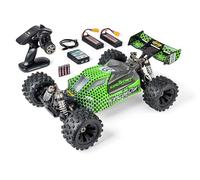 Carson 500409095 1:8 King of Dirt 2.0 100% RTR Verde - Buggy RC, Coche teledirigido, Off-Road, vehículo RC, Coche RC 75 km/h, fabricación de Modelos RC