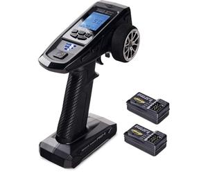 Carson 500500113 FS 4K Reflex Wheel Pro 4 2.4GHz LCD 2 Receptor - Accesorios RC, Accesorios para modelismo, Tuning Set, Control Remoto RC