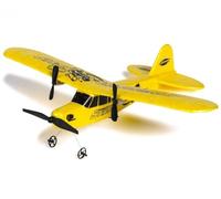 Carson 5005029 Stinger 340 2.4G 100% - avión teledirigido, avión RC, Modelo Robusto RTF (Ready to Fly) para Principiantes, Incluye baterías y Mando a Distancia, Amarillo