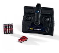 Carson 500504147 1:87 Volkswagen Beetle Rojo 2.4G 100% RTR - Modelo Listo para Conducir, Coche RC, Coche H0, Modelo RC, vehículo Diorama