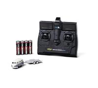 Carson 1:87 VW T1 Furgoneta con Remolque para Coches Incluido 100% - Modelo Listo para Circular, Coche RC, Coche H0, Modelo RC, vehículo Diorama