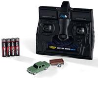 Carson 500504169 1:87 M-B 200/8 Verde Incluye Remolque 100% RTR - Modelo Listo para Conducir, Coche RC, Coche H0, Modelo RC, vehículo Diorama