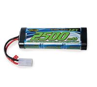 Carson 500608222-7,2V/2500mAh NiMH Race Tam - Batería Recargable con Conector Tamiya para Coche RC