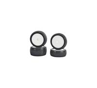 Carson 500900135 Supper Grip offroad Set 4 ruedas preencoladas, escala 1:10