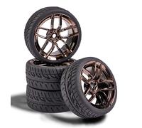 Carson 500900161 1:10 Juego de Ruedas 10 SP. Diseño (4) Smoke/ch. - Accesorio pa