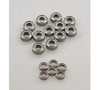 Carson 500904059 Juego de rodamientos M-06/M-05 Chassis (18), Pieza de Repuesto, modelismo, Accesorios para vehículos RC/Coche teledirigido, Piezas de Tuning, Color Gris