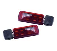Carson 500907038 1:14 - Máquina de tracción de luces traseras de 6 cámaras (2) accesorios de construcción de modelos, fabricación de modelos de camiones, accesorios para camiones con control remoto