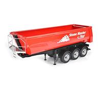 Carson 500907216 Fliegl Stone Master 1:14 Camión volquete - Compatible con Tamiya, Modelo ensamblado, Accesorios a Escala 1:14