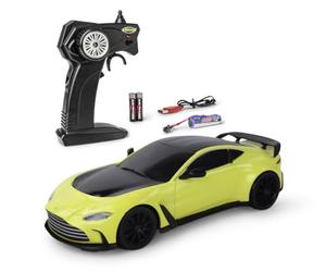 Carson Aston Martin Vantage 1:24 2,4 GHz 100% RTR - Coche teledirigido, iluminación LED, Tiempo de conducción Aprox. 60 min, Coche RC, Control Remoto, Juguete teledirigido