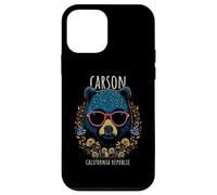 Carson CA Fun Bear - Gafas con diseño de flores Carcasa para iPhone 12 mini