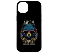 Carson CA Fun Bear - Gafas con diseño de flores Carcasa para iPhone 14 Plus