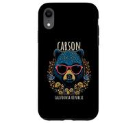 Carson CA Fun Bear - Gafas con diseño de flores Carcasa para iPhone XR