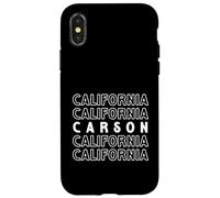 Carson California LA CA para Hombres y Mujeres. Carcasa para iPhone X/XS
