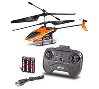 Carson Carson-500507155 500507155 Nano Tyrann 230 Gyro IR 2CH, 100% Listo para Volar, teledirigido, helicóptero RC, Pilas y Mando a Distancia incluidos, Color Naranja, 225 mm