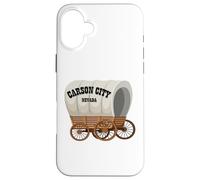 Carson City California - Carro Cubierto para Hombres y Mujeres. Carcasa para iPhone 16 Plus