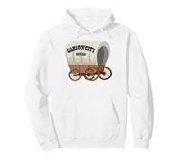 Carson City California - Carro Cubierto para Hombres y Mujeres. Sudadera con Capucha