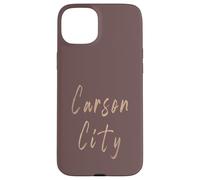 Carson City Nevada Diseño Elegante Vintage Carcasa para iPhone 15 Plus