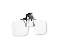 Carson Clip and Flip Lupa Abatible para Anteojos, Aumento de 1.75x (+3.00 Dioptrías)