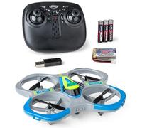 Carson Cyber Drone Police 2.4GHz 100% RTF - listo para volar al 100%, controlado por radio; RC incluyendo pilas y mando a distancia, quadcopter para niños, juguete