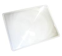 Carson DM-21 - Lupa para Leer periódicos, revistas, Libros y más (2X, 21,5 x 27,9 cm), DM-21MU, Transparente, Set of 8