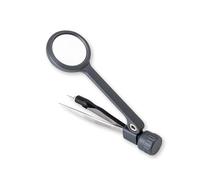 Carson Lighted MagniGrip™ 4,5X, Lupa con iluminación LED y Pinzas de precisión, (MG-88)