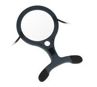 Carson Lume Series Lupa 2X con iluminación LED COB, asférica Manos Libres con Lente puntual 7X, cordón para el Cuello y Dos ajustes de Brillo para aficiones, Costura, Lectura y Manualidades (AS-70)