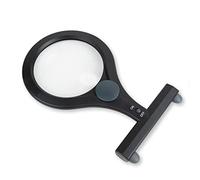Carson LumiCraft Lupa Manos Libres con Aumento de 2x, Lente Spot de 4x y Luz LED