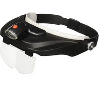 Carson MagniVisor Deluxe Lupa para la Cabeza con LED y 4 Lentes, 1.5x 2x 2.5x 3x