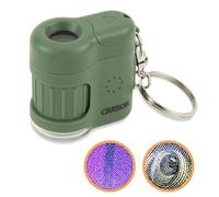 Carson Microscopio de Bolsillo MicroMini de 20x con Luces LED y UV y Linterna LED - Azul