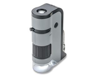 Carson Microscopio de mano MP-250 MicroFlip 100-250x con adaptador para smartphone