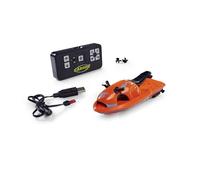 Carson 500108056 Nano Racer Jetski 2.4 GHz - Barco teledirigido, Barco RC, Barco teledirigido para niños y Adultos, Incluye Mando a Distancia