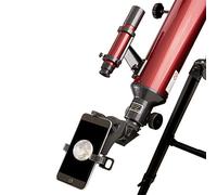 Carson Red Planet - Telescopio Refractor de 50-100 x 90 mm con Adaptador Universal para Smartphone Digiscoping para astronomía (RP-400SP)