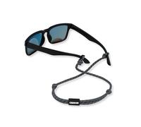 Carson Retenedor ajustable de paracord para gafas, correa de nailon trenzado altamente duradera, aventuras al aire libre, ideal para senderismo, ciclismo, viajes, gris reflectante (EX-60RGRAY)