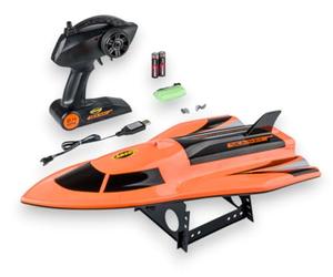 Carson Sea Ray Barco RC 2,4 GHz RTR - Doble Motor, Luces LED, Naranja