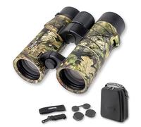 Prismáticos Carson Serie RD 10x42 mm, Prismáticos compactos HD Impermeables de Puente Abierto en Mossy Oak, Prismáticos de Alta Potencia para la observación de Aves (RD-042MO)