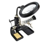 Carson SolderMagTM Lupa para Soldar con Aumento de 1.75x y Lente de punto de 4.5x y Luz LED