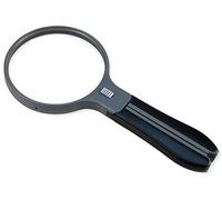 Carson split handle lente de aumento y lupa 3,5x negro, transparente