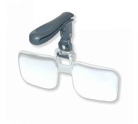 Carson VM-12 VM-12-Lentes con Pinza para Sombreros (2X aumentos) Transparente, Unisex-Adult, Talla única