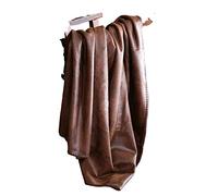 CARSTENS, INC. Manta de Ante de poliéster, marrón, Talla única