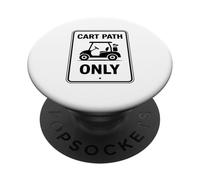 Cart Path Only Golf is Calling Golf arruinó mi Vida Adictos PopSockets PopGrip Adhesivo