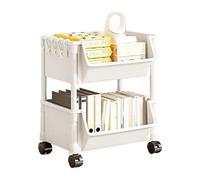 Cart Rolling Cart with Wheels, Strong Load-Bearing Shelf, Toys Organization Cart, Children's Multi-Laye Strong Load-Bearing Toys and Stationery Organization Cart