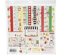 Carta Bella MKT COLECTIO 12X12 Kit, Mercado de Verano, talla única