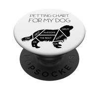 Carta de caricias para mi Perro King Charles Cavalier Spaniel PopSockets PopGrip Adhesivo