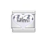 Carta de corazón de acero inoxidable para pulseras con infinitas posibilidades creativas regalo único para mujeres pulsera de carta de corazón oferta, talla única, como se describe