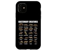 Carta de Criaturas cuaternarias Pleistoceno Megafauna Animales Carcasa para iPhone 11