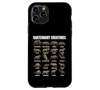Carta de Criaturas cuaternarias Pleistoceno Megafauna Animales Carcasa para iPhone 11 Pro